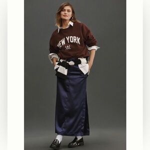 Maeve Midnight Blue Maxi Skirt